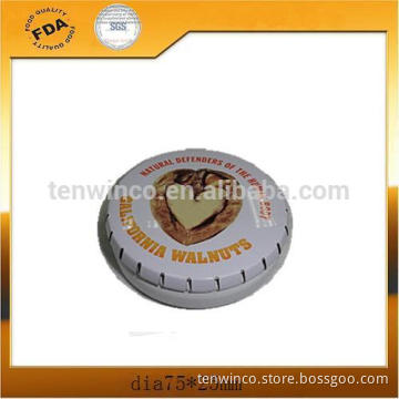 Cheap Hot Chocolate Mini Tin Box . Small Round Tin Cans
